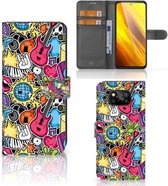 Telefoonhoesje Portemonnee Xiaomi Poco X3 | Poco X3 Pro GSM Hoesje Punk Rock