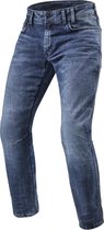 REV'IT! DETROIT TF CLASSIC GREY USED MOTORCYCLE JEANS-L34/W31 - Maat - Broek