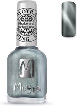 Moyra Stamping nail polish - Cat Eye SP30 Magnetic Silver