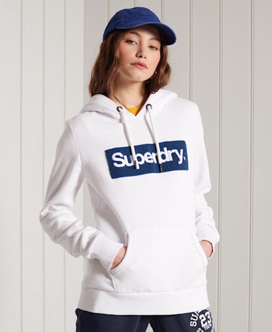 Superdry CL WORKWEAR HOOD - Brilliant White - Femme - Taille XS