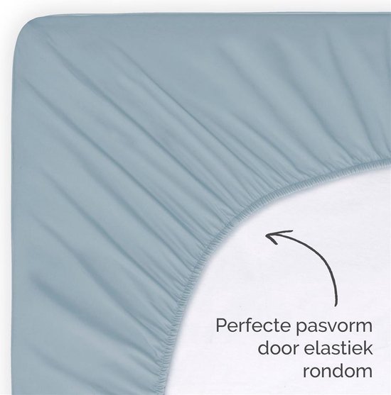 Walra Spannbettlaken 80x200 – 100% Baumwolle, Extra Bequem, Mit Gummizug Für Matratzen Bis 32 Cm Höhe