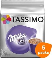 Tassimo - Lait au chocolat Milka - 5x 8 T-Discs