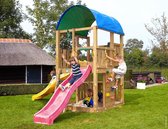 Speeltoren Hout • Jungle Farm 2 slides