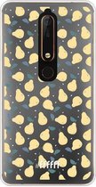 Nokia 6 (2018) Hoesje Transparant TPU Case - Pears #ffffff