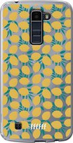 6F hoesje - geschikt voor LG K10 (2016) -  Transparant TPU Case - Lemons #ffffff