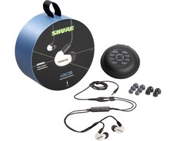 Shure AONIC 215 Headset In-ear 3,5mm-connector Doorschijnend, Wit