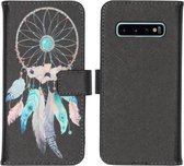 iMoshion Design Softcase Book Case Samsung Galaxy S10 hoesje - Dreamcatcher