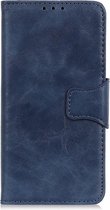 Shop4 - Geschikt voor Samsung Galaxy S21 Hoesje - Wallet Case Cabello Blauw