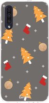 Casetastic Samsung Galaxy A50 (2019) Hoesje - Softcover Hoesje met Design - Christmas Decoration Print