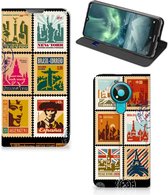 Beschermhoesje Nokia 3.4 Telefoonhoesje Design Postzegels