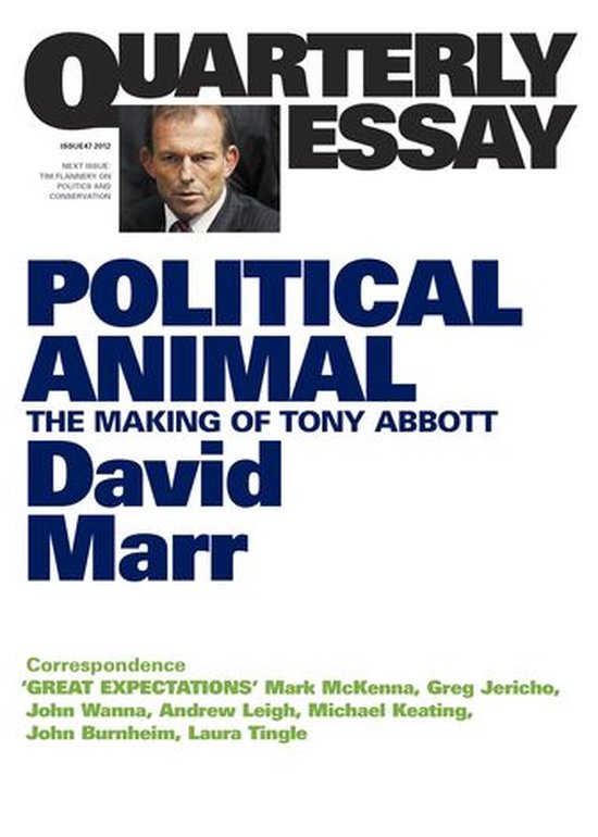 Quarterly Essay 47 Political Animal - cover