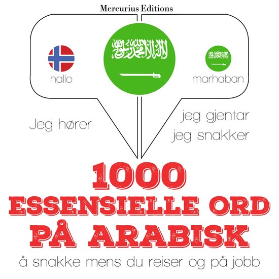 1000 essensielle ord på arabisk - cover