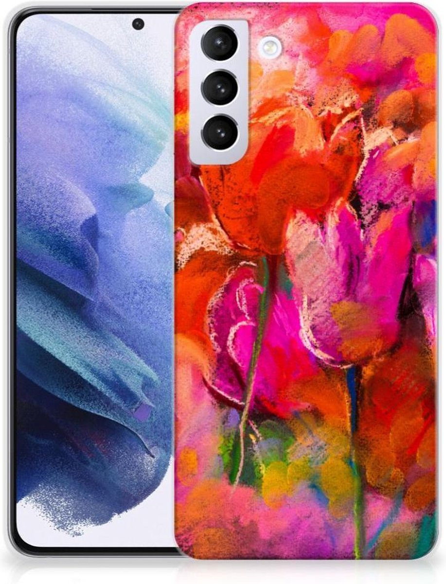 Hoesje maken Samsung Galaxy S21 Plus Tulips