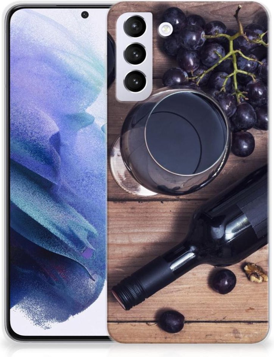 Samsung Galaxy S21 Plus Siliconen Case Wijn