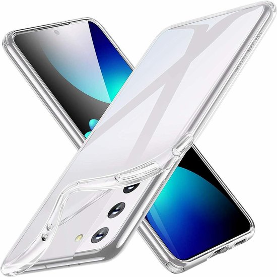 Shieldcase telefoonhoesje geschikt voor Samsung Galaxy S21 thin silicone case - transparant