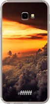 6F hoesje - geschikt voor Samsung Galaxy J4 Plus -  Transparant TPU Case - Sea of Clouds #ffffff