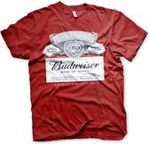 BEER - Budweiser rood Label - T-Shirt - (XL)