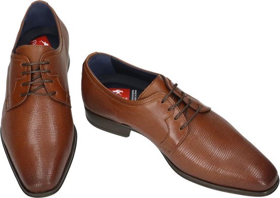 Fluchos -Heren - cognac/caramel - geklede lage schoenen - maat 43 | bol.com