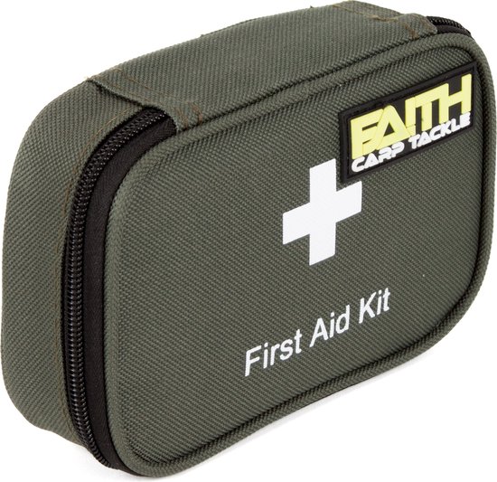 Faith First Aid Bag - Groen - EHBO kit- Verbandtrommel - Ehbo Doos - Faith Carp Tackle