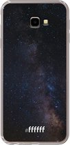 6F hoesje - geschikt voor Samsung Galaxy J4 Plus -  Transparant TPU Case - Dark Space #ffffff
