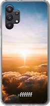 6F hoesje - geschikt voor Samsung Galaxy A32 5G -  Transparant TPU Case - Cloud Sunset #ffffff