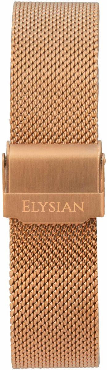 Elysian Horlogebandje Dames - Rose Gouden - Mesh - 316L Roestvrij Staal - 18mm - Quick Release - Verstelbaar - Elysian