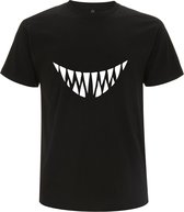 Monster teeth Heren t-shirt | monster | gebit | tanden | tandarts | cadeau | Zwart