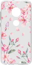 Design Backcover Motorola Moto G7 / G7 Plus hoesje - Bloesem Watercolor