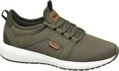 Bench Dames Groene knitted sneaker  - Maat 38