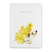 Luxury Hedgehog Notebook - Bullet journal - Dagboek - A5 - Gelineerd