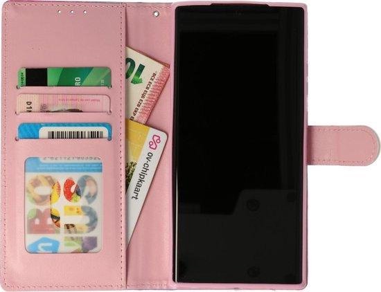 Coque Samsung Galaxy S21 Plus avec impression - Étui portefeuille - Porte-cartes et languette magnétique - Fleurs et papillons et Protecteurs d'écran en Verres