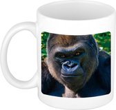 Mug Photo Gorilla Tough Animaux 300 ml - Tasse / Mug Cadeau Amoureux des Singes Gorille