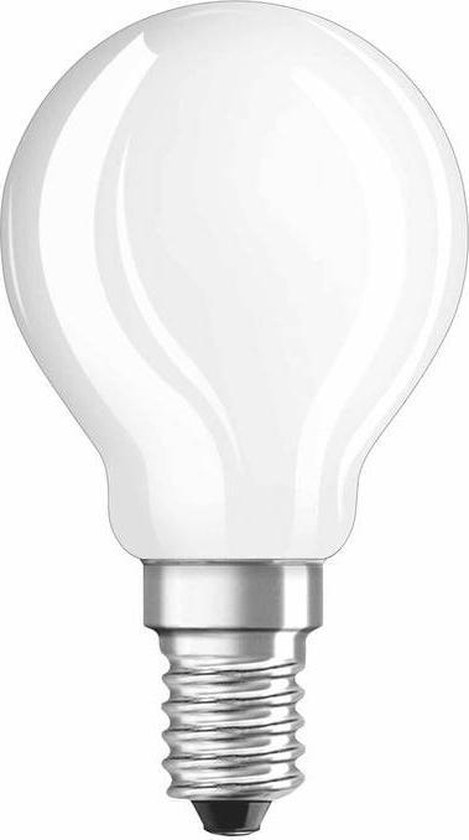 OSRAM 4058075435124 LED-lamp Energielabel E (A - G) E27 Peer 4 W = 40 W Koudwit (Ø x l) 45 mm x 77 mm 1 stuk(s)