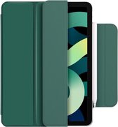 Shop4 - iPad Air (2022) / iPad Air (2020) Hoes - Magnetische Smart Cover Donker Groen
