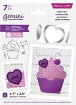 Gemini Shaped Create a Card snijmal - Sweet Treat