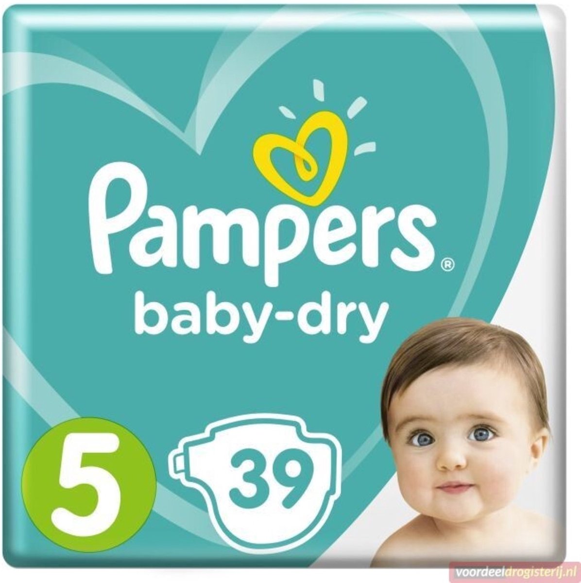 Pampers Baby Dry luiers maat 5 | 39 stuks