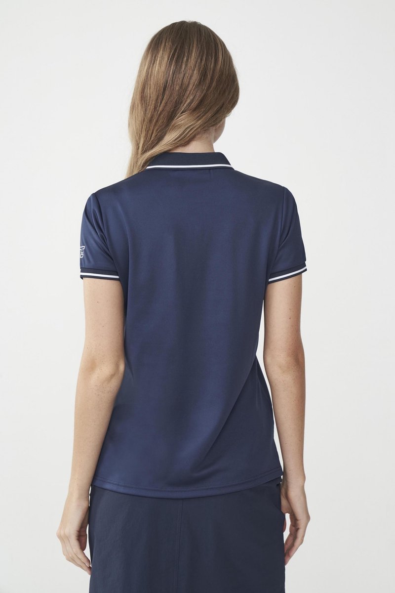 walgelijk Haalbaarheid Bezienswaardigheden bekijken Tenson Poloshirt Zuma Dames Polyester Blauw Maat 40 | bol.com