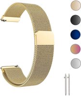 Luxe Milanese Loop Armband Geschikt Voor Fossil Gen 5E 42mm (women) Horloge Bandje - Metalen iWatch Milanees Watchband Strap Polsband - Stainless Steel Mesh Watch Band - Horlogeban