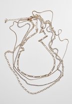 Urban Classics - Valeria Layering Necklace gold one size Ketting - Goudkleurig