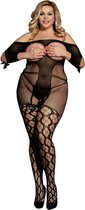 Paris Hollywood H3159 - Erotische Catsuit - Zwart - XL