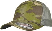 Flexfit - Multicam Trucker Mesh Cap tropical one size Trucker pet - Groen