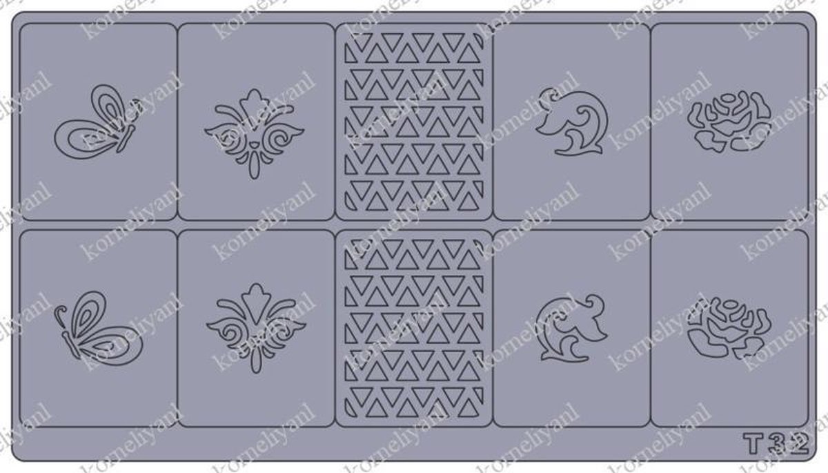 Goedkoopste Korneliya Airbrush - Aeropuffing Sjabloon T32