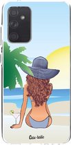 Casetastic Samsung Galaxy A72 (2021) 5G / Galaxy A72 (2021) 4G Hoesje - Softcover Hoesje met Design - BFF Sunset Brunette Print