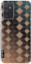Casetastic Samsung Galaxy A72 (2021) 5G / Galaxy A72 (2021) 4G Hoesje - Softcover Hoesje met Design - Abstract Diamonds Print