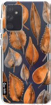 Casetastic Samsung Galaxy A72 (2021) 5G / Galaxy A72 (2021) 4G Hoesje - Softcover Hoesje met Design - Cascading Leaves Print