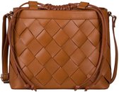 Crossbody tas Block (cognac)