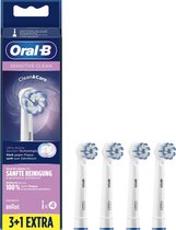 Oral-B Sensitive Clean Opzetborstel, Verpakking Van 4 Stuks
