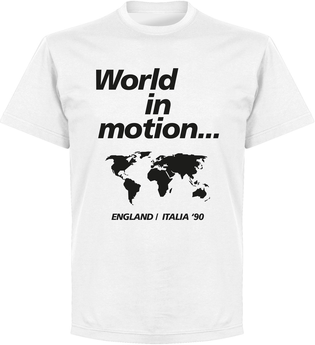 World In Motion T-shirt - Wit - 3XL
