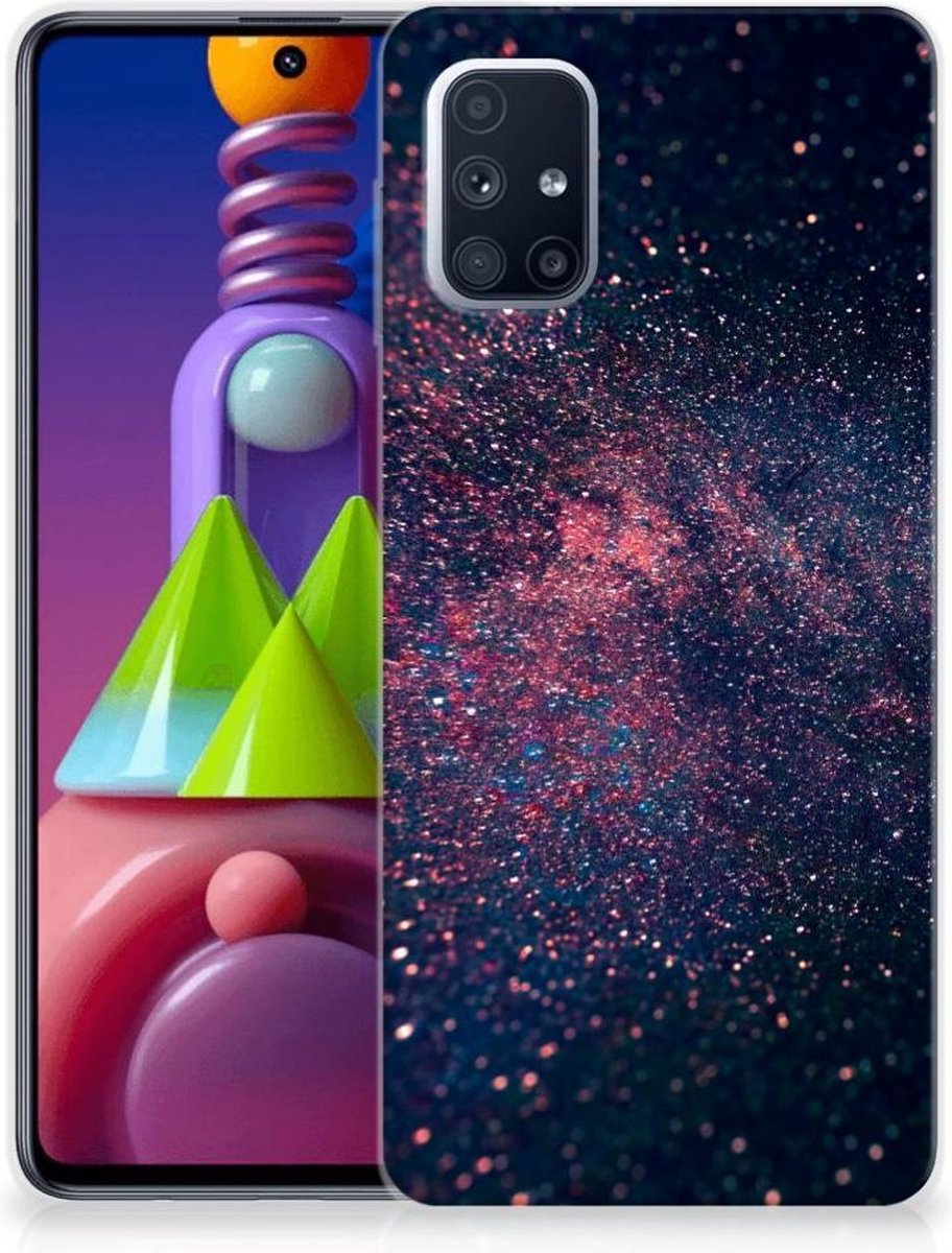 Samsung Galaxy M51 TPU Hoesje Stars