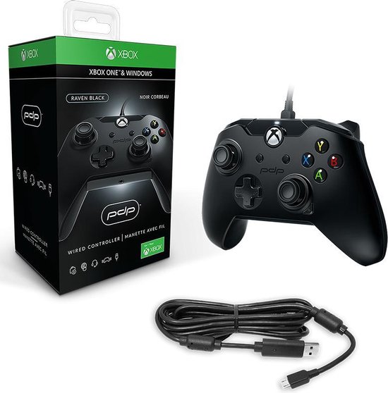 Bol Com Pdp Controller Official Licensed Xbox Series X S Xbox One Windows 10 Zwart